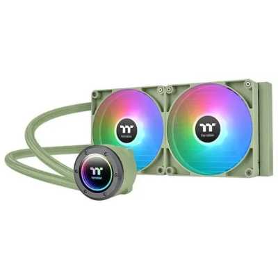 Система водяного охлаждения Thermaltake TH280 V2 Matcha ARGB Soc-AM5/AM4/1200/1700/1851 зеленый 4-pi