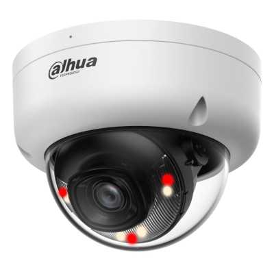 Монитор DAHUA DH-IPC-HDBW1439E1P-A-IL-0280B-S6 — Уличная купольная IP-видеокамера 4Мп, 1/3” CMOS, объектив 2.8мм, ИК 30м,LED 30м, IP67 ,IK08, микрофон, металл, пластик