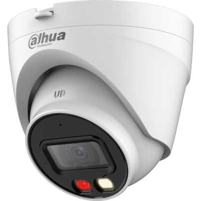 Монитор DAHUA DH-IPC-HDW1239VP-SA-IL-0280B-S6 — Уличная турельная IP-видеокамера с ИК 30м и LED 30м 2Мп; 1/2.8” CMOS; объектив 2.8мм; ; обнаружение людей IP67; металл, пластик