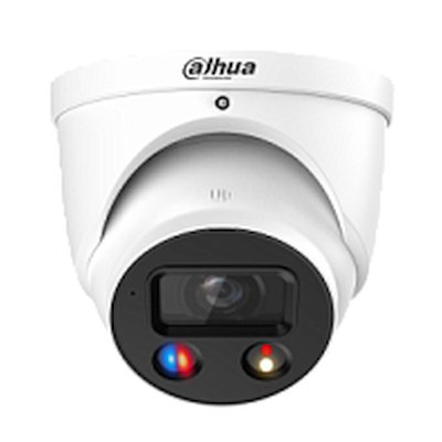 Монитор DAHUA DH-IPC-HDW3849HP-AS-PV-0280B-S5 — Уличная купольная IP-видеокамера TiOC с ИИ и активным сдерживанием 8Мп; 1/2.7” CMOS; объектив 2.8мм, видеоаналитика, ИК 30м, LED 30м, IP67, металл