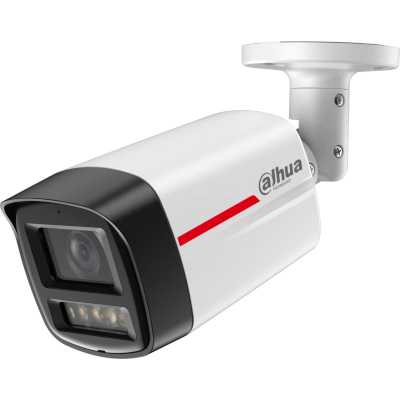 Монитор DAHUA DH-IPC-HFW2849TLP-S-LED-0280B-PRO — Уличная цилиндрическая IP-видеокамера WizColor 8Мп, 1/1,8” CMOS, объектив 2.8мм, видеоаналитика, микрофон, LED 50м, IP67, металл