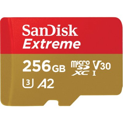 Флеш карта microSDXC 256GB Sandisk SDSQXAV-256G-GN6MN Extreme A2 w/o adapter