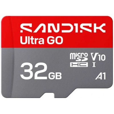 Флеш карта microSDHC 32GB SanDisk Ultra GO Class 10, UHS-I, R 120 МБ/с, <SDSQUGN-032G-GN6MN> без адапте