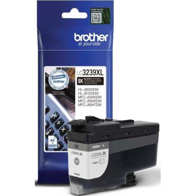 Картридж струйный Brother LC3239XLBK черный (5000стр.) для Brother HL-J6000DW/MFC-J5945DW