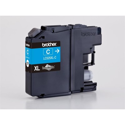 Картридж струйный Brother LC525XLC голубой (1300стр.) для Brother DCP-J100/J105/J200