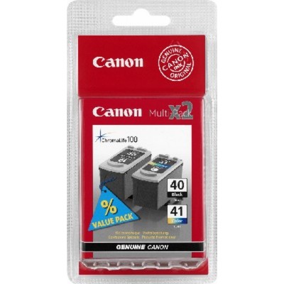 Картридж струйный Canon PG-40+CL-41 0615B043 черный/трехцветный набор для Canon Pixma MP450/150/170