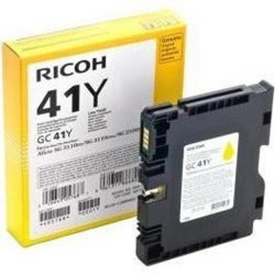 Картридж струйный Ricoh GC41Y 405764 желтый (2200стр.) для Aficio SG 7100DN, SG 3120B SFNw,SG 3110DN