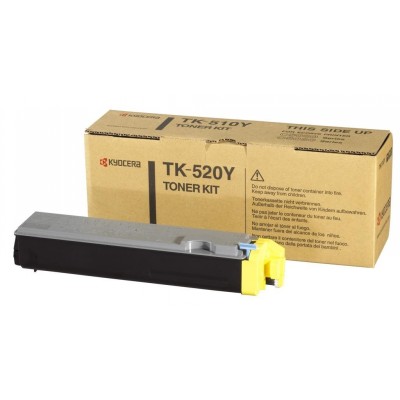 TK-520Y Тонер-картридж для KYOCERA FS-C5015N, Yellow
