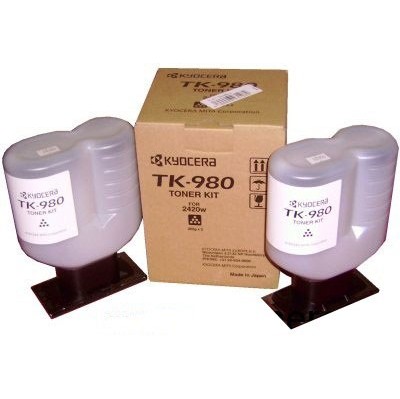 TK-980 1T05J00NL0 Тонер-картридж для Kyocera KM-2420W (2 тубы, 1000стр. А0 при 5%)
