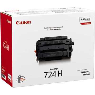 Картридж лазерный Canon 724H 3482B002 черный (12500стр.) для Canon LBP-6750Dn