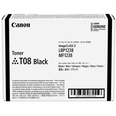 Картридж лазерный Canon T08BK 3010C006 черный (11000стр.) для Canon Canon i-SENSYS X 1238i, 1238iF,