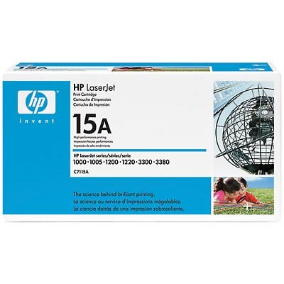 Картридж лазерный HP 15A C7115A черный (2500стр.) для HP LJ 1000w/1200/1220/1000W