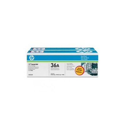 Картридж лазерный HP 36A CB436AF черный x2упак. (4000стр.) для HP LJ P1505