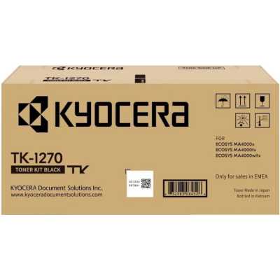Картридж лазерный Kyocera TK-1270 1T0C140NL0 черный (10000стр.) для Kyocera MA4000x/MA4000fx/MA4000w