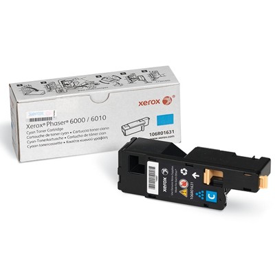 Картридж лазерный Xerox 106R01631 голубой (1000стр.) для Xerox Ph 6000/6010N/WC 6015