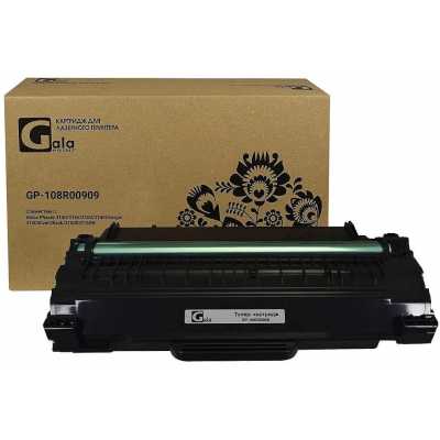 Картридж GP-108R00909 для принтеров Xerox Phaser 3140/3155/3160/3140Orange/3140Silver/Black/3160B/3160N 2500 копий GalaPrint