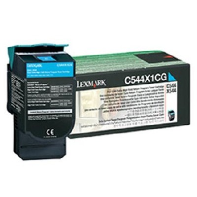Картридж LEXMARK C544X1CG — голубой сверхвысокой емкости для X544/X546/X548/C544/C546