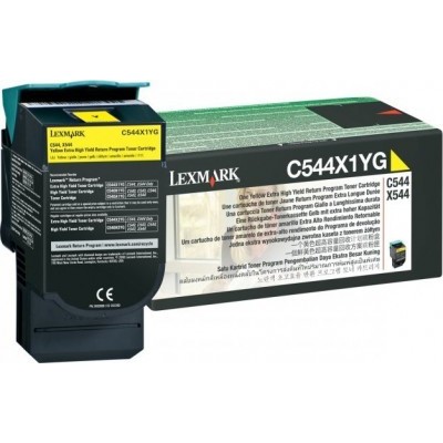 Картридж LEXMARK C544X1YG — желтый сверхвысокой емкости для X544/X546/X548/C544/C546