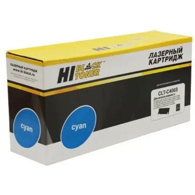 Картридж лазерный Hi-Black HB-CLT-C406S для Samsung CLP-360 365 368 CLX-3300 3305 C (1000стр.)