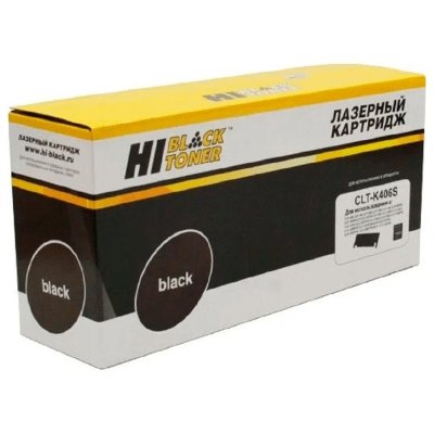 Картридж лазерный Hi-Black HB-CLT-K406S для Samsung CLP-360 365 368 CLX-3300 3305 Bk (1500стр.)