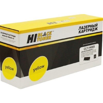 Картридж лазерный Hi-Black HB-CLT-Y406S для Samsung CLP-360 365 368 CLX-3300 3305 Y (1000стр.)