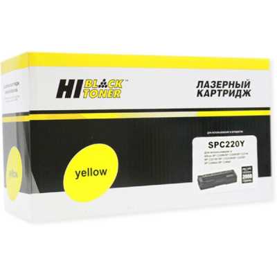Картридж лазерный Hi-Black HB-SPC220Y для Ricoh Aficio SPC220DN C221DN C222SF C240DN Y (2000стр.)