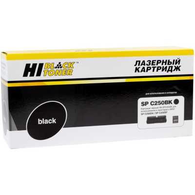 Картридж лазерный Hi-Black HB-SPC250BK для Ricoh Aficio SP C250DN C250SF C260 C260 C261SF BK (2000ст