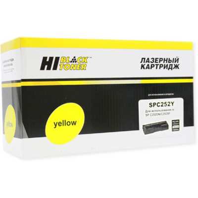 Картридж лазерный Hi-Black HB-SPC252Y для Ricoh Aficio SPC252DN C252SF SPC262DNw SPC262SFNw Y (6000с