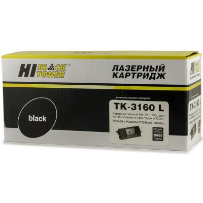 Картридж лазерный Hi-Black HB-TK-3160L для Kyocera P3045dn P3050dn P3055dn (25000стр.) с ч увелич. р