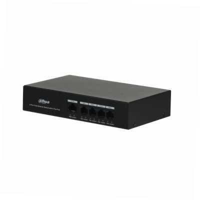 Коммутатор Dahua DH-PFS3005-4ET-36 (L2) 4x100Мбит/с 4PoE+ 36W неуправляемый