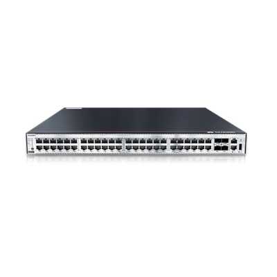 Коммутатор HUAWEI S5731-H48T4XC (48*10/100/1000BASE-T ports, 4*10GE SFP+ ports, 1*expansion slot, 2AC*1000W AC, Basic SW)