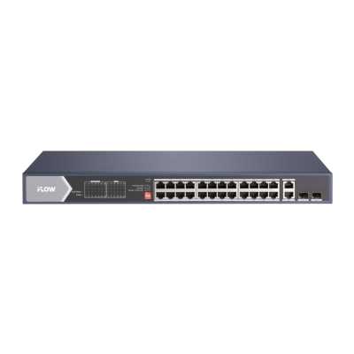 Коммутатор неуправляемый 24PORT 1000M POE F-SW-EU628HPOE-V IFLOW