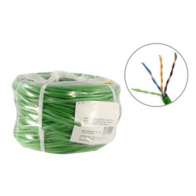 Кабель NEOMAX [NM710021] U/UTP cat.5e 4x2x0.52, 24 AWG, Медь, внутренний, PVCLS нг(А)-LSLTx, 305м, зеленый