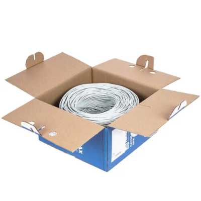 Кабель NEOMAX [NM711001] U/UTP cat.5e 4x2x0.46, 25 AWG, Медь, внутренний, PVC, 305м, серый
