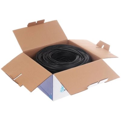 Кабель SkyNet Кабель SkyNet CSL-FTP-4-CU Light FTP indoor 4x2x0,46, медный, FLUKE TEST, кат.5e, однож., 305 м, box, серый (207247)