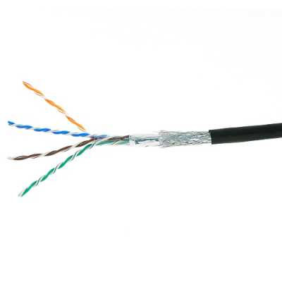 Патч-корды медные CABLEXPERT 1677052 — SPC-5051E-SO-OUT] Кабель SFTP5e, 4 пары, 0.51 мм, медь, однож., экран, оплётка, 305 м, outdoor, Fluke Test