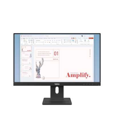 Монитор Lenovo 23,8" E24-40, 16:9, IPS, FHD, 4ms, 250cd, 100Hz, VGA, HDMI, DP, SPK, HAS