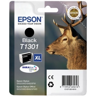 T1301 (C13T13014010) Картридж черный для Epson Stylus SX525WD/ BX320FW/ BX625FWD, B42WD, WF-7525, WF