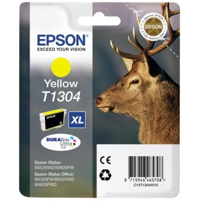 T1304 (C13T13044010) Картридж желтый для Epson Stylus SX525WD/ BX320FW/ BX625FWD, B42WD, WF-7525, WF