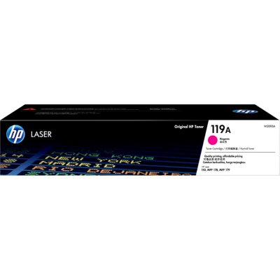 W2093A HP 119A Картридж HP пурпурный для Laser 150/150nw/178nw 178/179fnw (1 000стр. 18 x 8 x 38 см