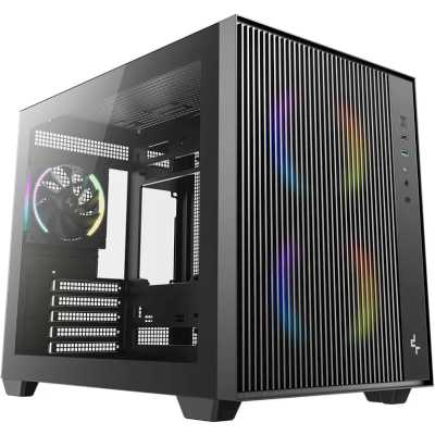 Deepcool CG330 MESH 3F, 2x140mm ARGB Fan, 1x120mm ARGB Fan, mini-ITX, mATX, черный (R-CG330MESH-BKANM3-G)