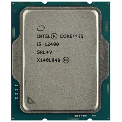 CPU Intel Core i5-12400 (2.5GHz/18MB/6 cores) LGA1700 OEM, Intel UHD Graphics 730, TDP 65W, max 128Gb DDR5-4800, DDR4-3200, CM8071504650608, 1 year