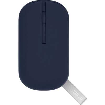 Беспроводная мышь ASUS Marshmallow Mouse MD100/BT+2,4 GHz/1600dpi/Синий