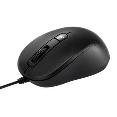 Мышь MU101C Wired Blue Ray Mouse/3200dpi/Черный