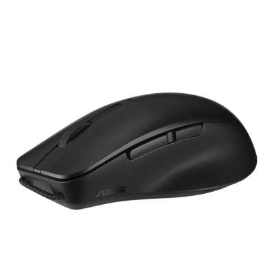 Беспроводная мышь ASUS SmartO Mouse MD200 Silent Plus/BT+2,4 GHz/4200dpi/Черный