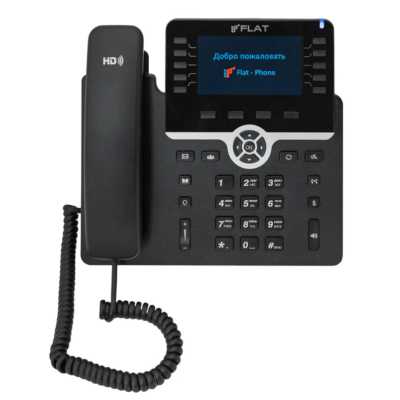 Телефон IP Флат Flat-Phone-B10 черный