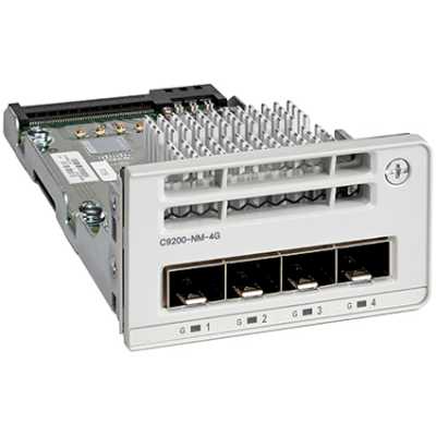 Модуль интерфейсный CISCO Catalyst 9200 4x1Gb SFP Uplink Module, C9200-NM-4G=
