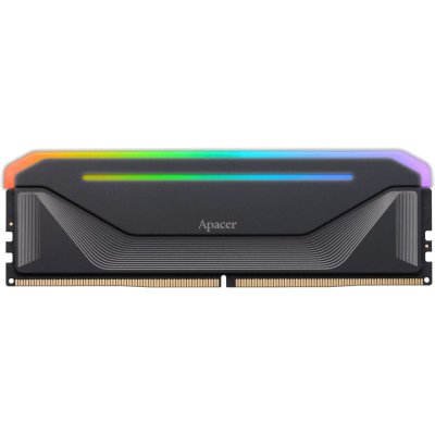 Оперативная память Apacer Nox, DDR5, 16Gb (1x16 Gb), 6000 MHz, CL38, DIMM, радиатор, RGb, черный