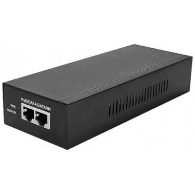 PoE-инжектор 90W Gigabit Ethernet на 1 порт. Соответствует стандартам PoE IEEE 802.3af/at/bt. Автоматическое определение PoE устройств. Мощность PoE на порт - до 90W. Вх. 1 x RJ45(10/100/1000 Base-T), вых. - 1 x RJ45(10/100/1000 Base-T, PoE, IEEE 802.3af/