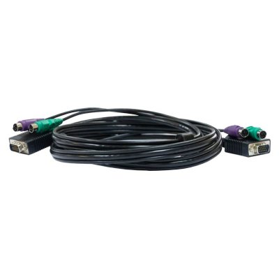 Кабель D-Link DKVM-CB3/A3A KVM длиной 3 м с разъемами PS2